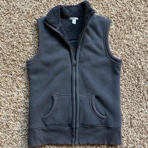 New old navy gray fleece vest